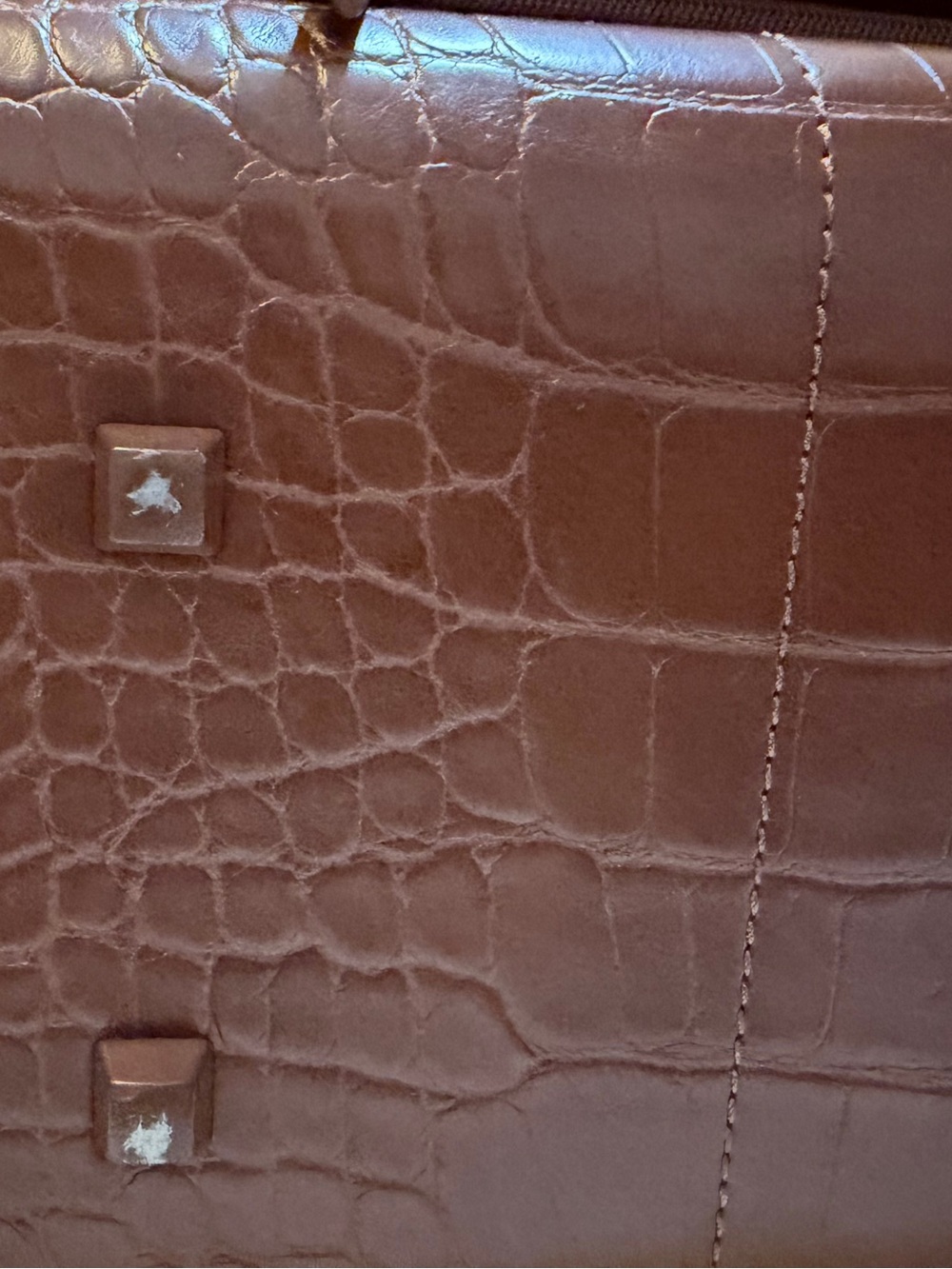 BEIS Work Tote Croc-Embossed Maple - Picture 8 of 12